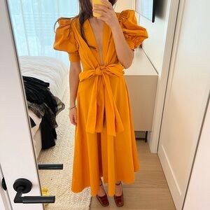 Silvia Tcherassi Miostosis Yellow/Orange Dress XS